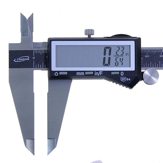 iGaging EZ CAL IP54 0-12" Super Large LCD Display Digital Caliper - Image 3
