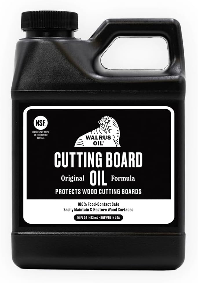 WALRUS OIL - Cutting Board Oil and Wood Butcher Block Oil, 16 oz Jug, Food-Safe