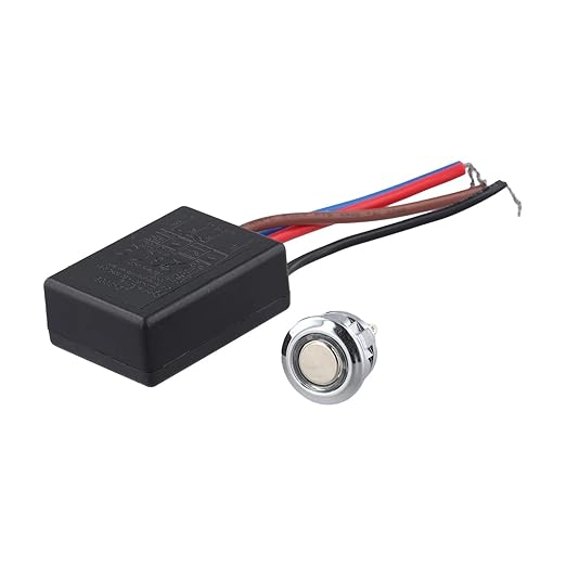 LD 600S EU Touch Dimmer Switch 0 3A/0 8A Rated Current Black Color PVC+Copper - Image 3