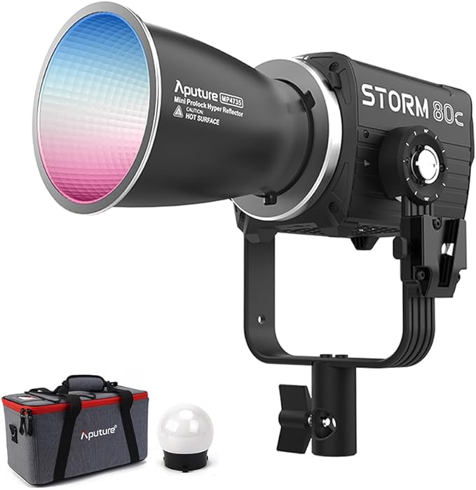 Aputure Storm 80c RGB LED Video Light - 80W Full-Color Point Source Fixture by Aputure