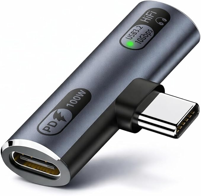 Mizi 2025 Upgraded USB C Splitter 100W Fast Charging Adapter – Dual USB C by Mizi