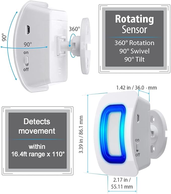 EverNary Bed Alarm for Elderly Dementia Patients, Portable Wireless Caregiver - Image 7