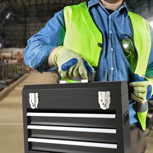 3 drawers small tool box, portable 3 drawer, package contents