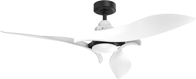 AEROFANTURE 54 Inch White Ceiling Fan, Quiet DC Motor by AEROFANTURE