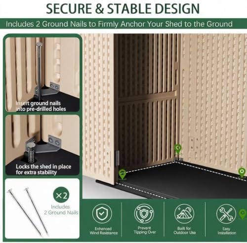 outdoor storage shed for patio on a desk or shelf