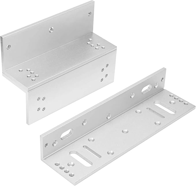 Z and L Bracket for 1200LBS 500KG Holding Force Electromagnet Lock Single by YUANWIN