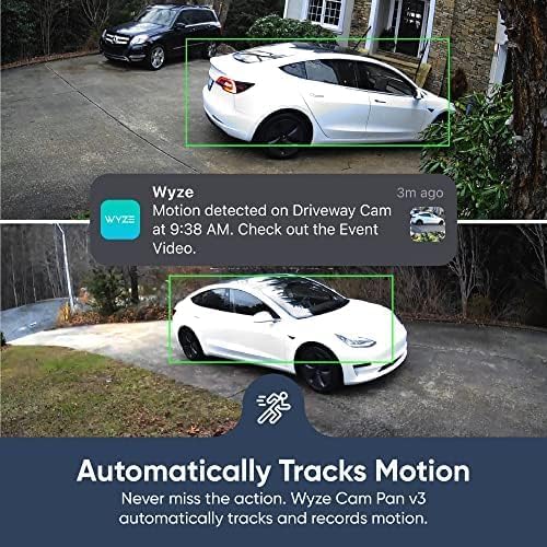 WYZE Cam Pan v3 Indoor/Outdoor IP65 1080P 360° Pan/Tilt/Zoom WiFi Smart Home - Image 4
