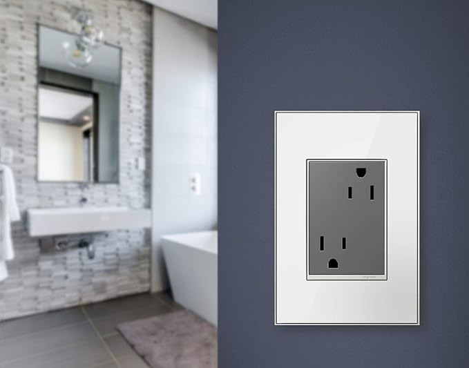 Legrand adorne 1-Gang + Wall Plate - Image 2