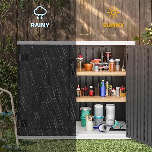 dwvo 35 cu ft storage shed with unique, close-up detail