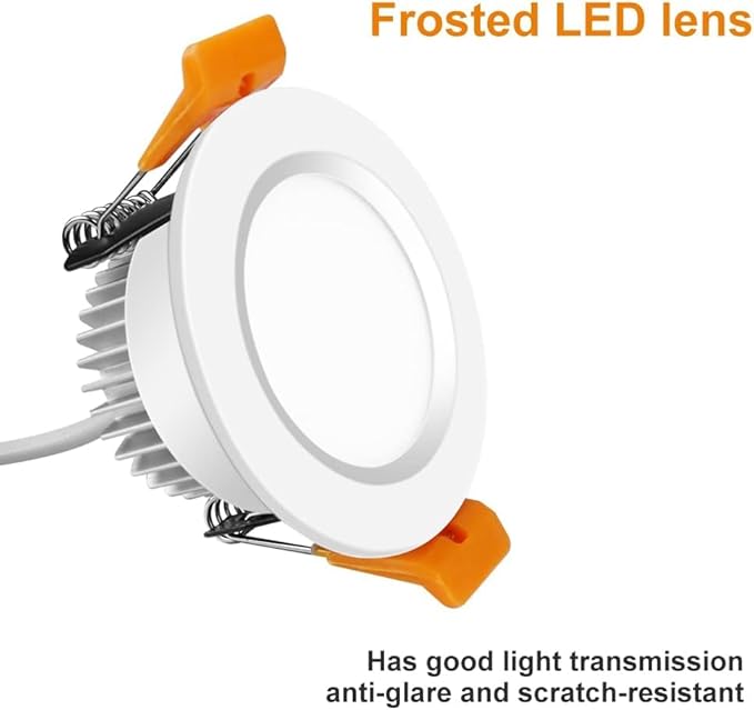inShareplus 2 Inch LED Recessed Lighting, Downlight Dimmable 3W, 3000K Warm - Image 6