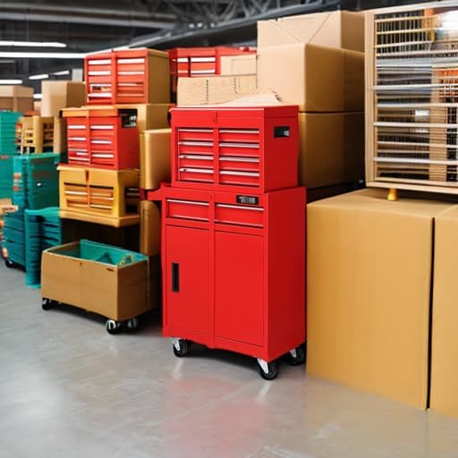 tuffiom 5-drawer rolling tool chest, tool storage cabinet on a desk or shelf