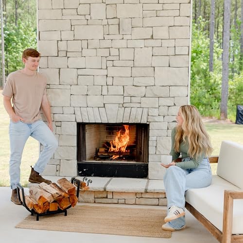 fireproof pros firewood rack outdoor and indoor firewood, package contents