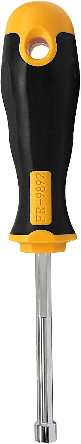 Bonsicoky 6mm Socket Wrench Screwdriver | Hex Nut Driver, Cushion Grip, High Carbon Steel, For Furniture Assembly, Bicycle & DIY Repairs