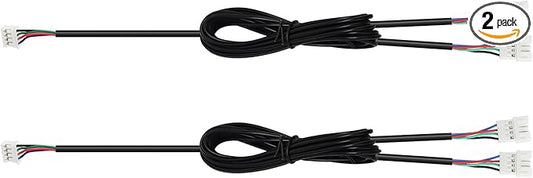 Acrylic car Interior Light 2-in-1 Extension Cable 2 Pcs by WEBUPAR