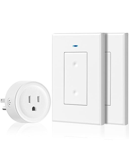Remote Control Outlet Plug, WILAWELS Wireless Light Switch, On Off Remote by Wilawels