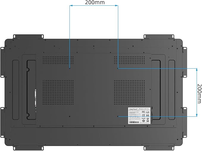 GreenTouch 32 inch 10 Points PCAP Open Frame Touch Screen Industrial LCD - Image 4