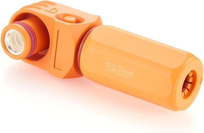 IP67 Waterproof EV Battery Container Connector Right Angle 150A 35mm² HV Energy by Unknown