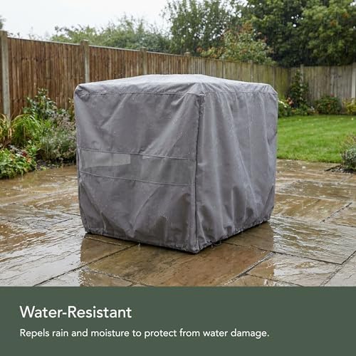 covermates elite outdoor deck box cover - 36w, front angle view