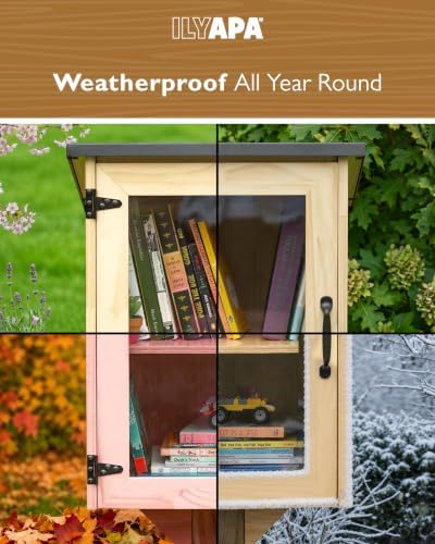 ilyapa library box outdoor - 16x14x22, little outdoor, package contents