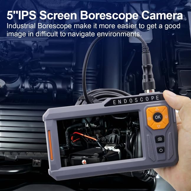 5‘’ Dual Lens Endoscope Camera - Image 6