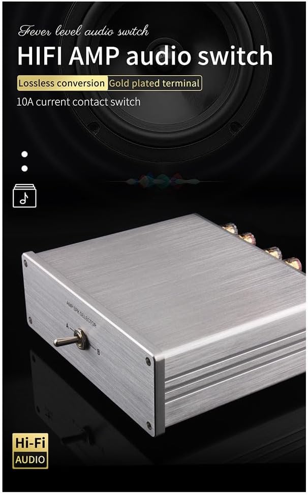 TKOWTB HiFi Lossless 4 in 1 Out 2 in 1 Out HiFi Stereo Audio Source Input - Image 8