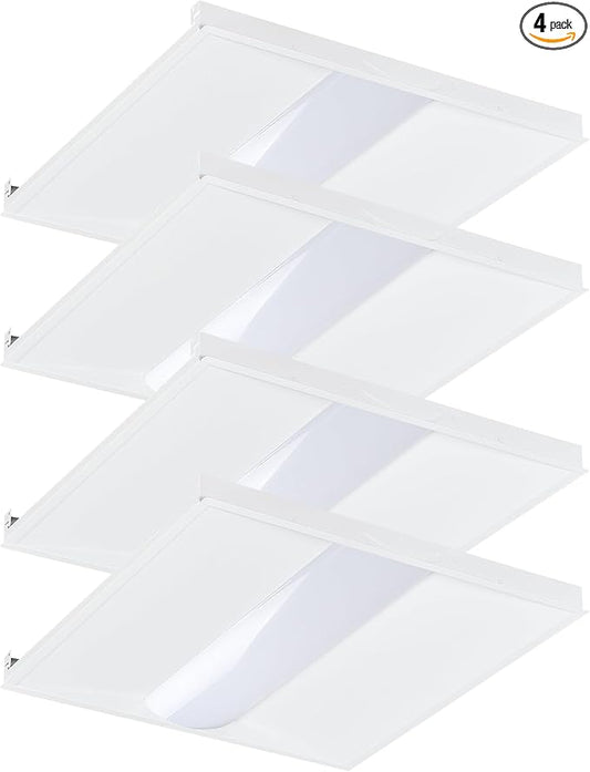 Cortelco 2x2 LED Troffer Light–20W/25W/30W/35W/40W, 4 CCT Selectable by Cortelco
