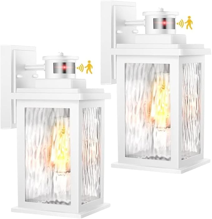 VIANIS 2 Pack Motion Sensor Outdoor Wall Lantern, Anti-Rust Waterproof Exterior - Image 2