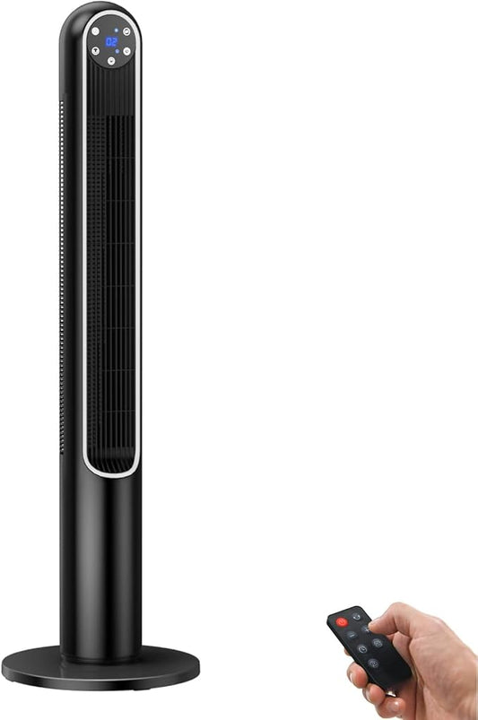 GOFLAME Tower Fan with Remote Control, LED Control Panel and 12H Timer by GOFLAME
