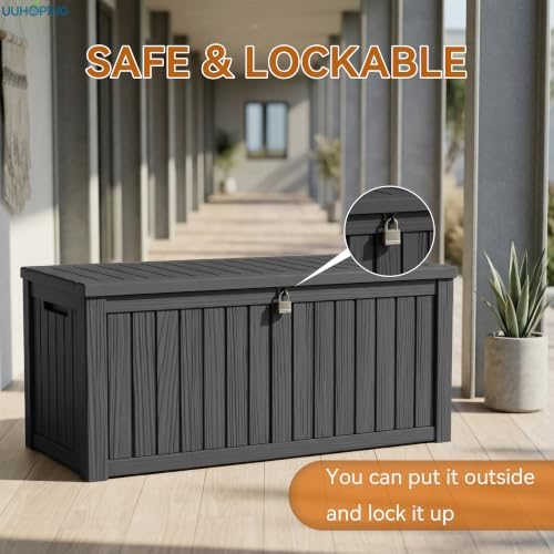 rojik outdoor storage box – 150 gallon mobile, package contents