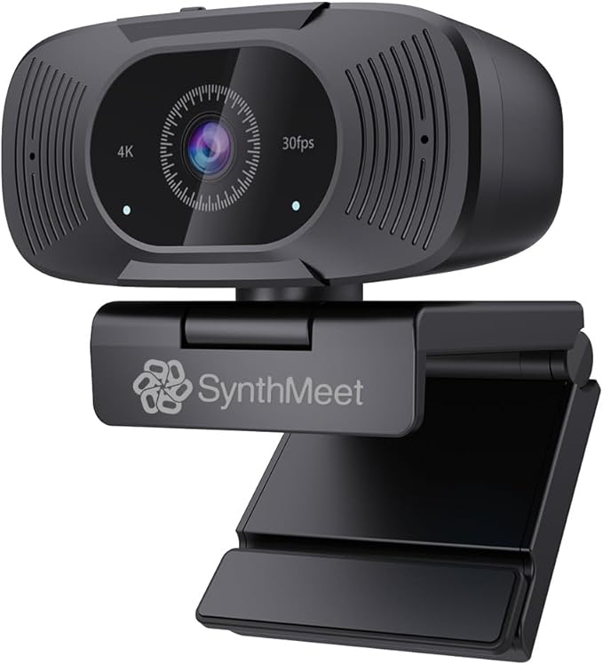 SynthMeet 4K Webcam for PC, 1080P@60FPS, 4K Camera by Unknown