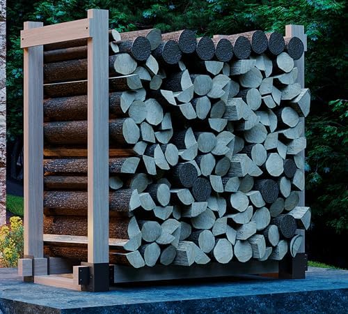 kingson 4 pack heavy duty firewood log storage, package contents