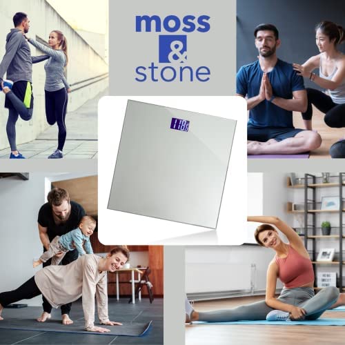 Moss & Stone Silver Digital Bathroom Scale - Image 7