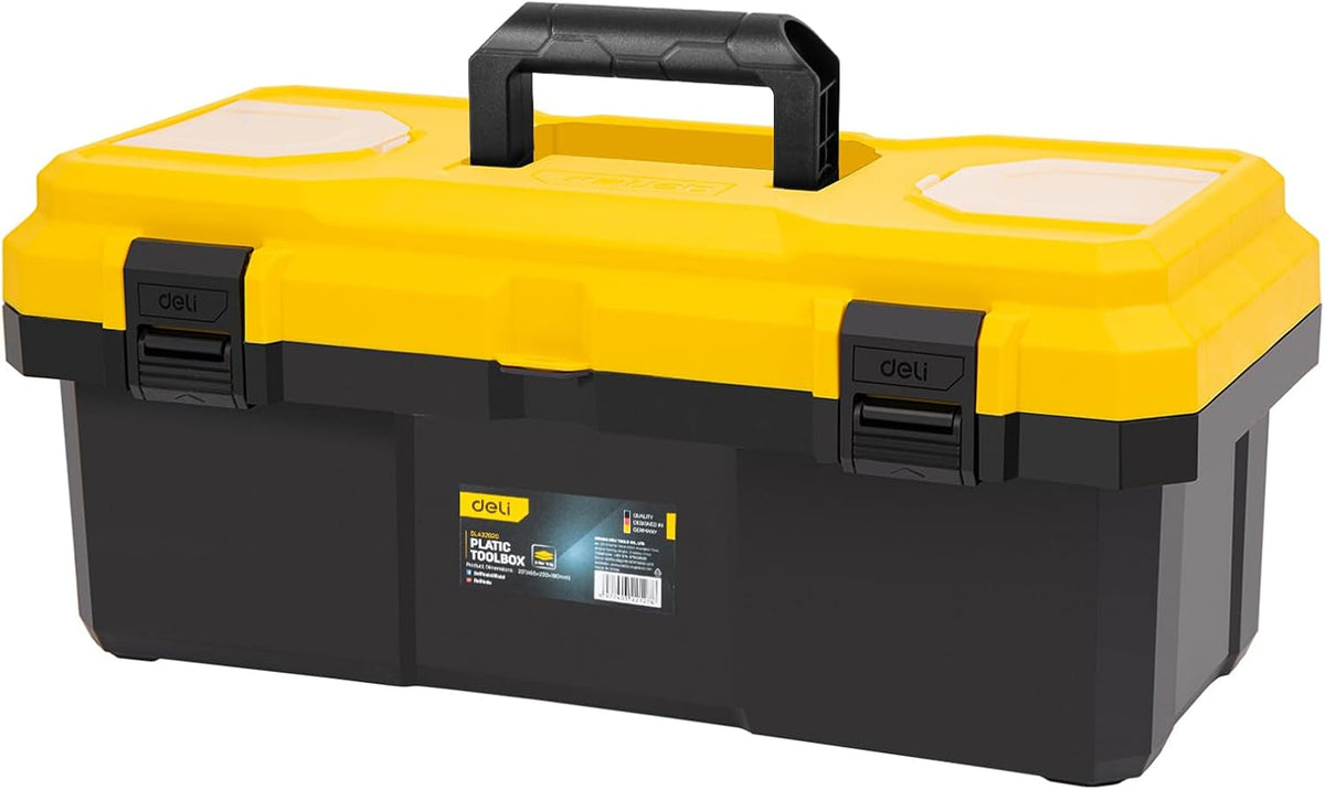 18 inch tool box with lock, 2-layer heavy-duty, main product view
