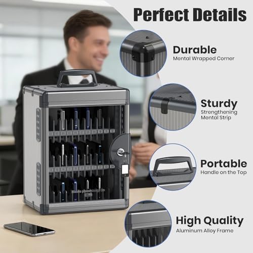 36 slots cell phone locker for classroom with, package contents