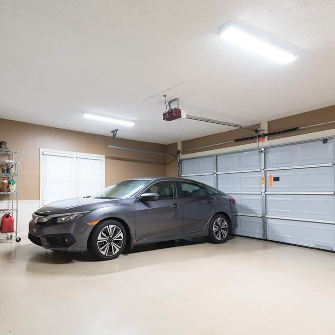 Lithonia Lighting 4 Foot LED Light Fixture, Low-Profile LED Wraparound Flush - Image 8