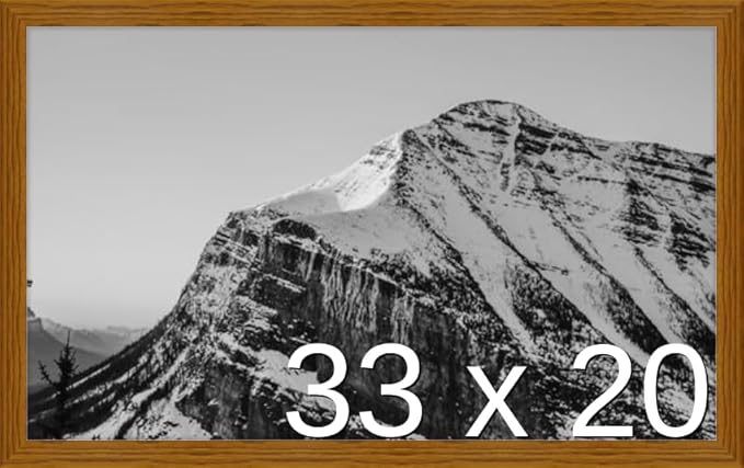 Frame It Easy 33 x 20 Hazel Wood Frame by FrameItEasy