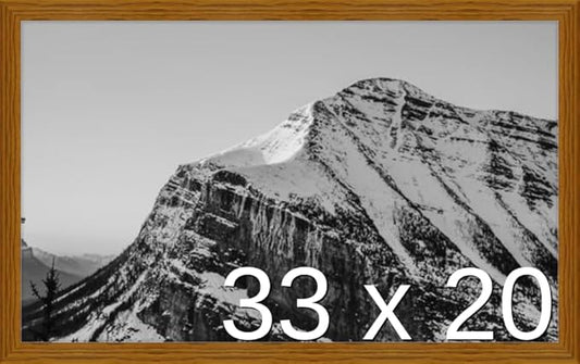 Frame It Easy 33 x 20 Hazel Wood Frame by FrameItEasy