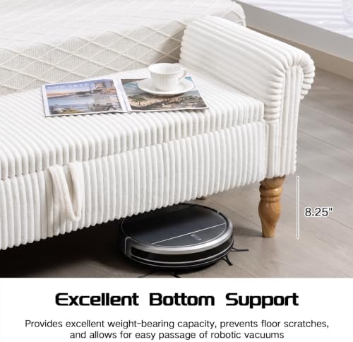 60" storage bench for bedroom,end of bed bench, package contents
