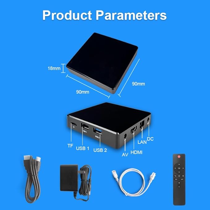 Lunzn Digital Signage Player Box 2+16G Non-Subscription CMS Advertising Media - Image 9