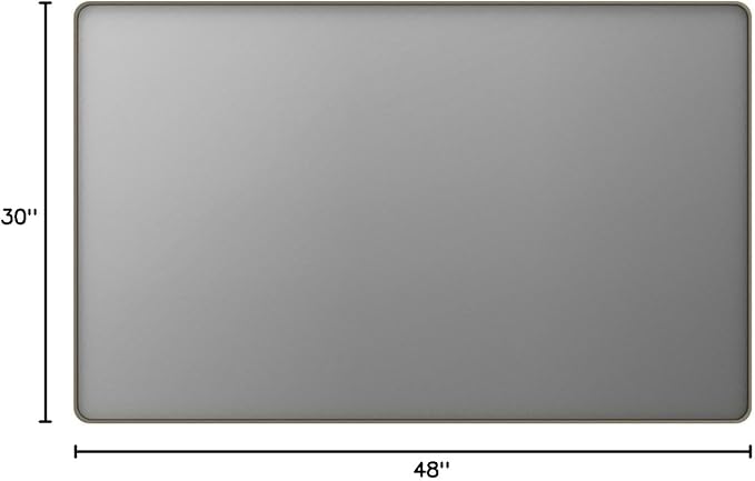 LOAAO 48”X30” Bronze Bathroom Mirrors - Image 9