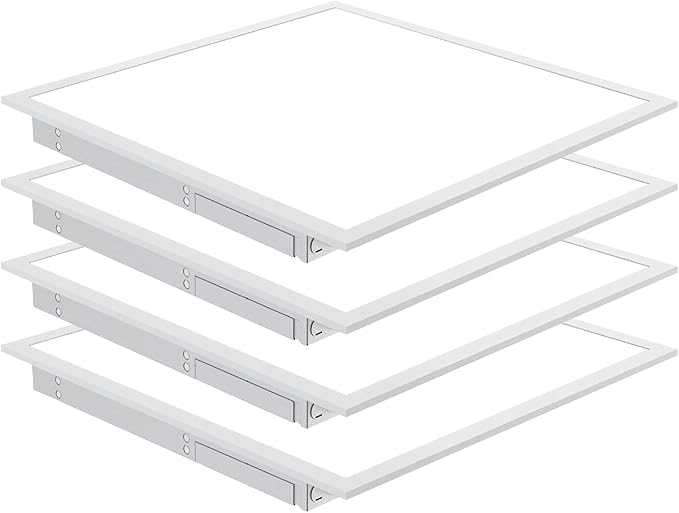 NUWATT 4 Pack, 2x2 FT LED Ceiling Panel, 4400 Lumens, 0-10V Dimmable, Flat by NUWATTLighting