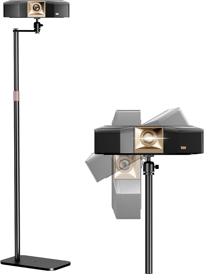 PUTORSEN Universal Projector Stand – Height Adjustable & 360° Rotatable Mount by PUTORSEN