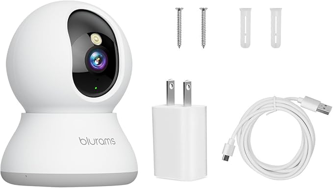 Security Camera 2K, blurams Baby Monitor Dog Camera 360-degree - Image 10