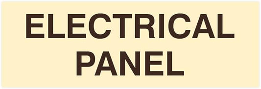 All Quality Basic Electrical Panel Sign by All+Quality