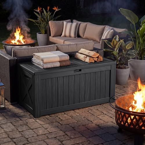 flamaker internal 120 gallon deck box waterproof, large, view 9