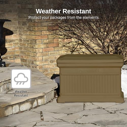 rts home accents parcelwirx premium horizontal storage cabinet/package, side view