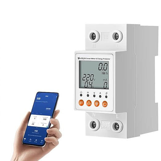 eMylo Single-Phase Smart Energy Meter 63A 80-400V by Yasorn