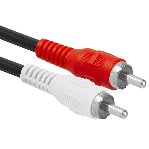Cmple - 2 RCA Male to 1 RCA Female Stereo Audio Y-Cable, Plugs to Jack - Image 2