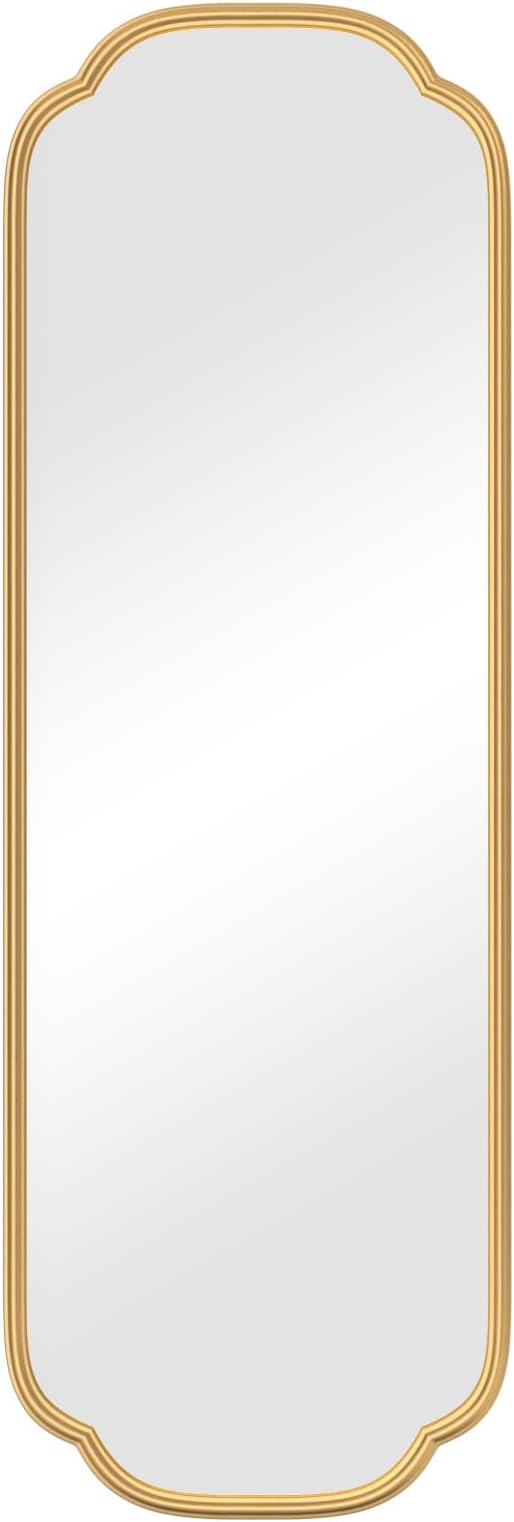 48"x16" Gold Door Mirror Full Length Over The Door - Image 9