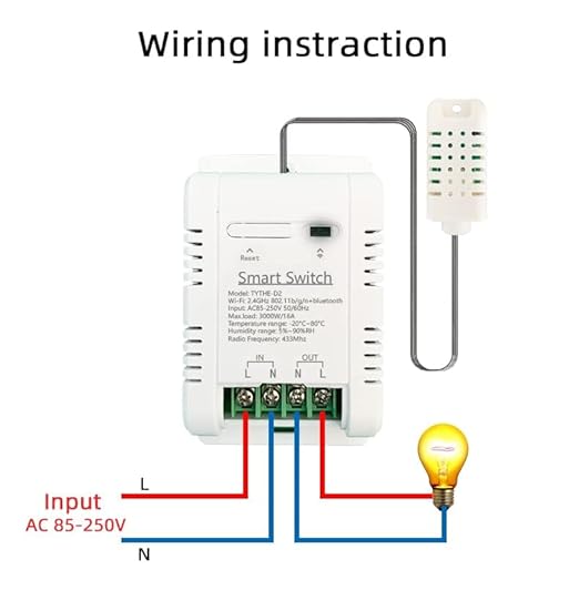 Yitouniu Tuya Smart WiFi 16A Temperature Humidity Switch Sensor Module - Image 7